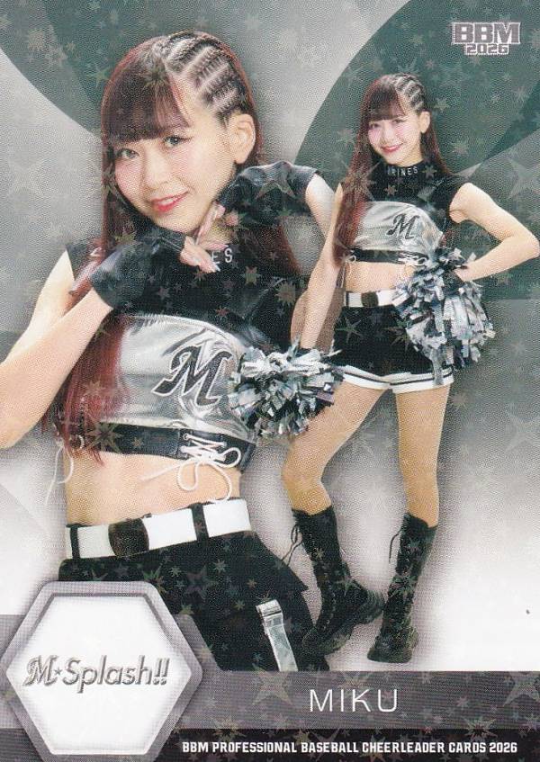 【ホロパラレル】BBM プロ野球チアリーダーカード M06 MIKU (レギュラーカード/M☆Splash!!) 2026 DANCING HEROINE