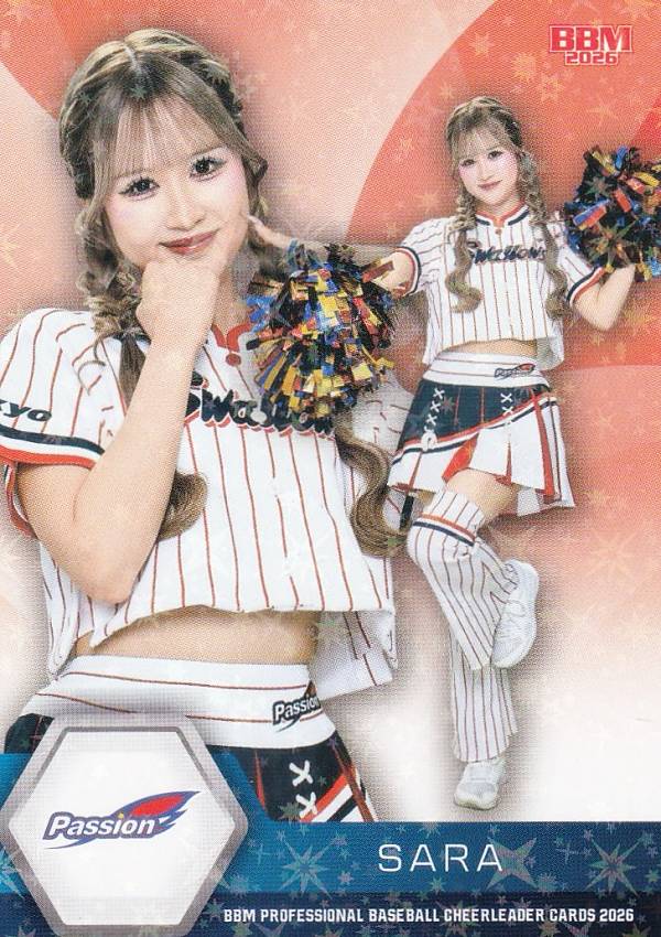 【ホロパラレル】BBM プロ野球チアリーダーカード P12 SARA (レギュラーカード/Passion) 2026 DANCING HEROINE