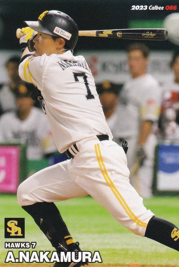 プロ野球チップス2023 第2弾 reg-066 中村晃 (ソフトバンク/レギュラーカード)のサムネイル