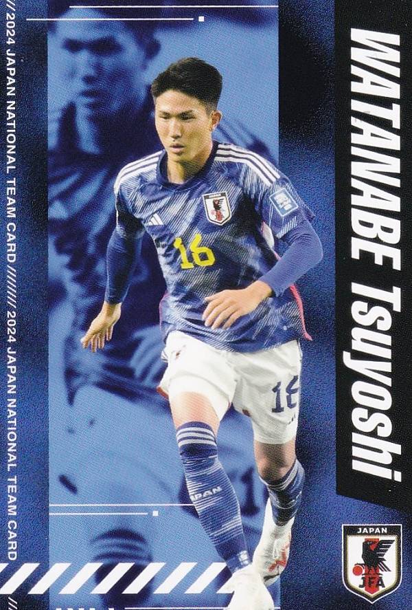 Jリーグチップス＆サッカー日本代表チームチップス reg-015 渡辺剛 KAAヘント (レギュラーカード) サッカー日本代表チームチップス2024