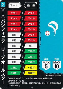 ドリームオーダー TEAM-PL01 パシフィック・リーグ オールスター (PR プロモ) プロ野球カードゲーム
