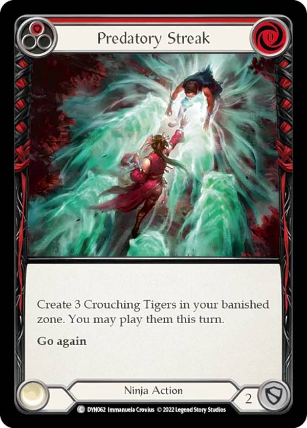 REALiZE ȥ쥫ۥӡŷԾŹ㤨֥եå֥å DYN 062 Predatory Streak (C  Dynasty Flesh and BloodפβǤʤ50ߤˤʤޤ