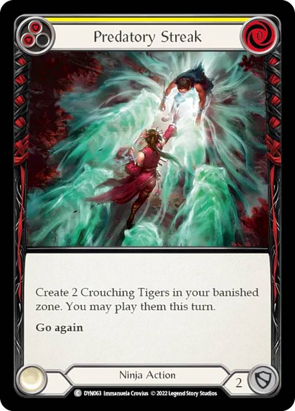 REALiZE ȥ쥫ۥӡŷԾŹ㤨֥եå֥å DYN 063 Predatory Streak (C  Dynasty Flesh and BloodפβǤʤ50ߤˤʤޤ