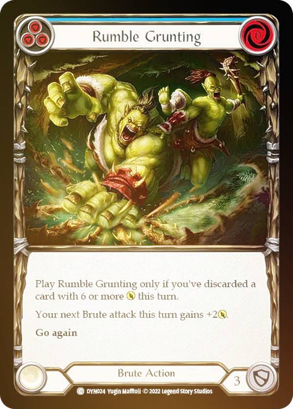 REALiZE ȥ쥫ۥӡŷԾŹ㤨֡ڥ쥤ܡFOILۥեå֥å DYN 024 Rumble Grunting (C  Dynasty Flesh and BloodפβǤʤ150ߤˤʤޤ