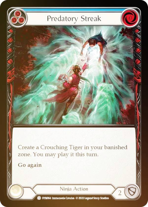 REALiZE ȥ쥫ۥӡŷԾŹ㤨֡ڥ쥤ܡFOILۥեå֥å DYN 064 Predatory Streak (C  Dynasty Flesh and BloodפβǤʤ100ߤˤʤޤ