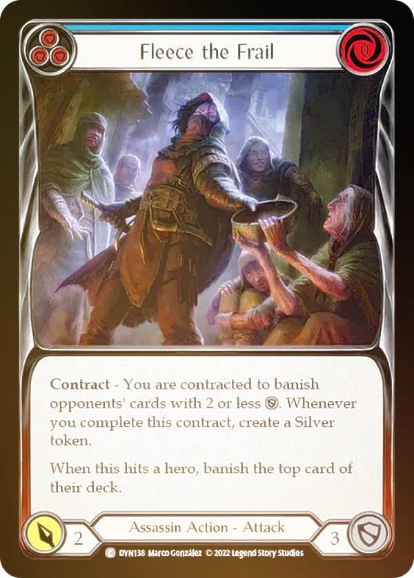 ڥ쥤ܡFOILۥեå֥å DYN 138 Fleece the Frail (C ) Dynasty Flesh and Blood