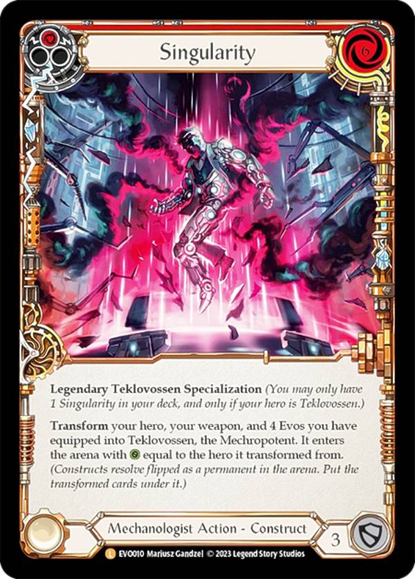フレッシュ＆ブラッド EVO 010 Singularity / Teklovossen, the Mechropotent (L レジェンダリー) Bright Lights Flesh and Blood