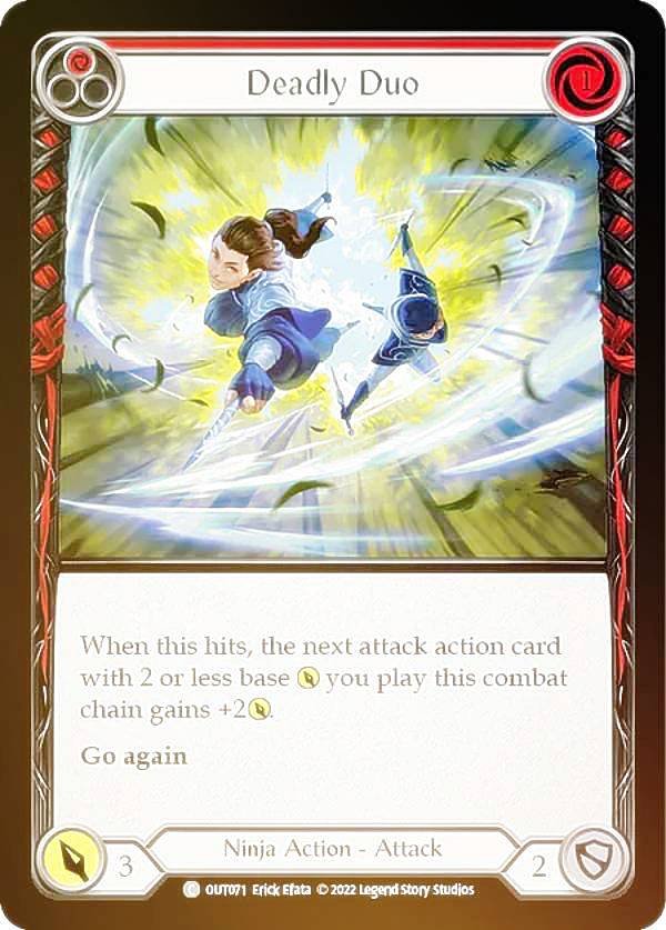 ڥ쥤ܡFOILۥեå֥å OUT 071 Deadly Duo (C ) Outsiders