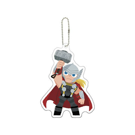 【ソー】MARVEL マーベル Illustrated by GuRiHiRu カプセルアクリルマスコット