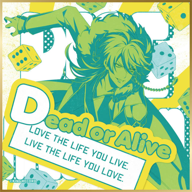 【有栖川帝統 (Dead or Alive) 】ヒプノシスマイク -Division Rap Battle- スタンドミニ色紙