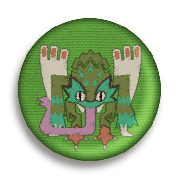 【プケプケ】モンスターハンター:ワールド モンスターアイコン刺繍缶バッジコレクション Vol.2