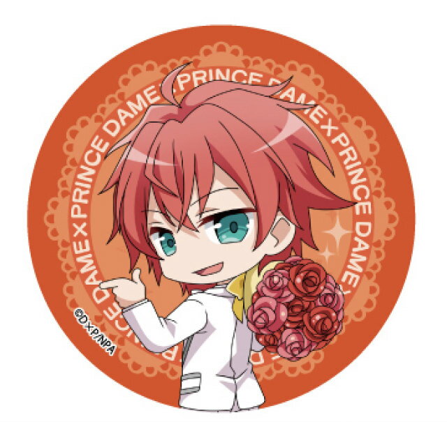 【ナレク・イシュル・ド・ミリドニア】 缶バッジ ダメプリ ANIME CARAVAN 02 ホワイトデーSD