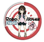 【瀬乃宮あき穂】 缶バッジ ROBOTICS;NOTES DaSH 01 グラフアートデザイン