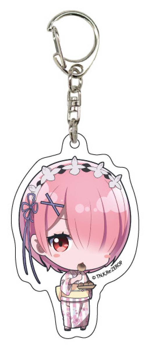 【ラム(浴衣)】 アクリルキーホルダー Re:ゼロから始める異世界生活 01 夏Ver.(ミニキャラ)
