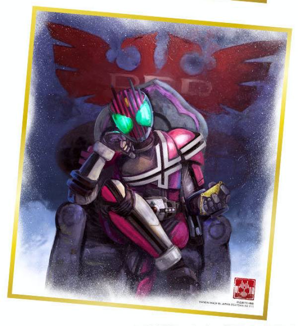 【11.仮面ライダーディケイド「大首領の座」】 仮面ライダー 色紙ART 7