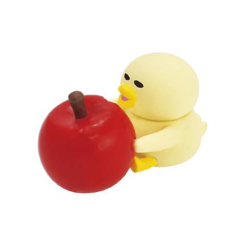 【パッポヒのりんごを食べる姿 (ラッキーアイテム)】 ノラネコぐんだん ミニチュアフィギュア 第2弾