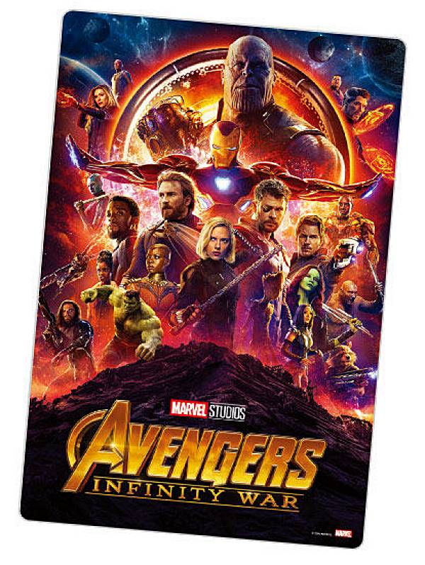 【17.アベンジャーズ/インフィニティ・ウォー (ポスターアートカード) 】 MARVEL Infinity SAGA / ウエハース