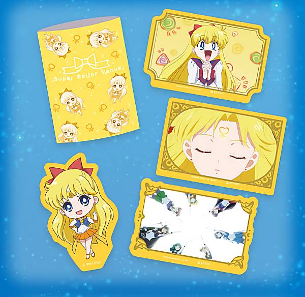 【スーパーセーラーヴィーナス】 劇場版 美少女戦士セーラームーンEternal ダイカットステッカーセットのサムネイル