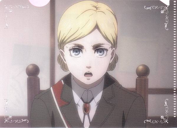 【12.クリスタ・レンズ/シーンカット (うら：3アニメシーンVar.) 】 進撃の巨人 ミニクリアファイル2
