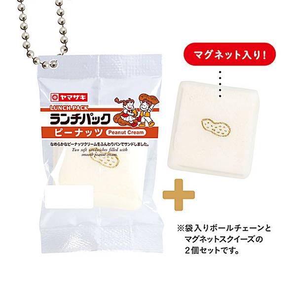 【4.ランチパックピーナッツ】 ヤマザキ ミニチュアコレクションのサムネイル