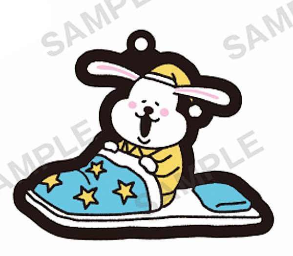 【朝おき太(お布団ver.)】 おはよう朝日です カプセルラバーストラップのサムネイル