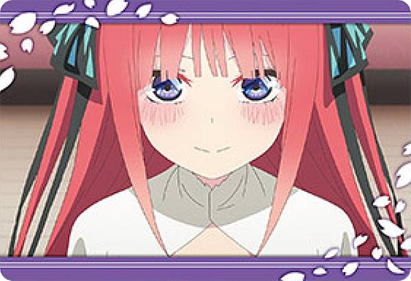 【1-07 中野二乃】 五等分の花嫁∬ メタルカードコレクション