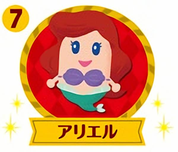 【7.アリエル】 チョコエッグ ディズニー マイリトルドール