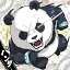 【呪術 0-21 パンダ (★★★ スーパーレア)】 にふぉるめーしょん 劇場版 呪術廻戦 0 ディフォルメシールウエハース 400円