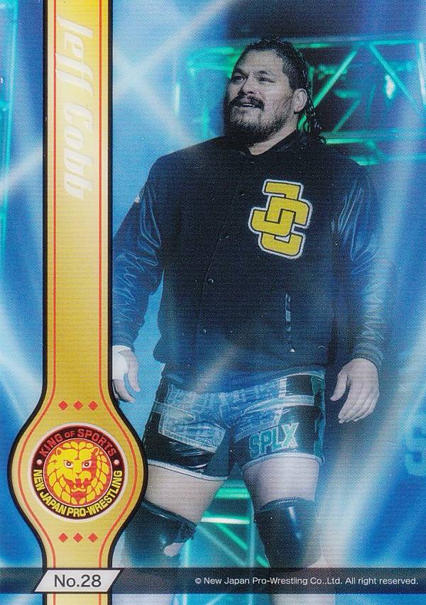 【No.28 ジェフ・コブ】 ブシロードトレーディングカード コレクションクリア 新日本プロレス