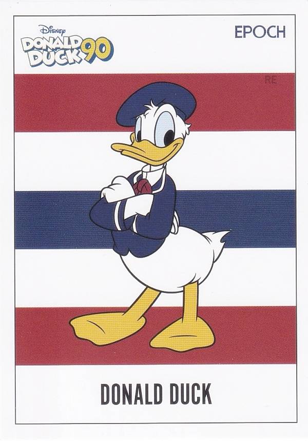樂天商城 - 【01 ドナルド・ダック (レギュラーカード) 】 DONALD DUCK ドナルドダック 90周年プレミアムコレクションカード