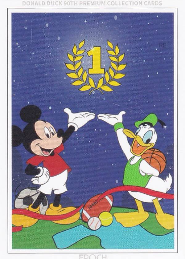 【48 ドナルド・ダック, ミッキーマウス (レギュラーカード) 】 DONALD DUCK ドナルドダック 90周年プレミアムコレクションカード
