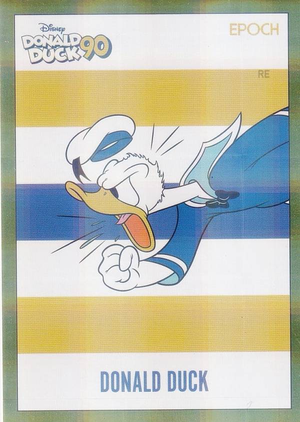 【[イエロー箔 088/275] 18P ドナルド・ダック (インサートカードA/レギュラーパラレル) 】 DONALD DUCK ドナルドダック 90周年プレミアムコレクションカード