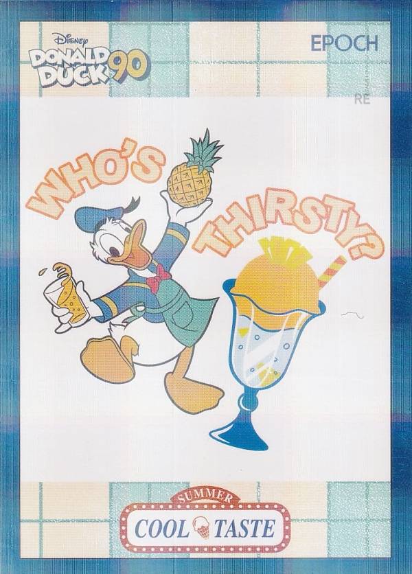 【[ブルー箔 019/250] 37P ドナルド・ダック (インサートカードA/レギュラーパラレル) 】 DONALD DUCK ドナルドダック 90周年プレミアムコレクションカード