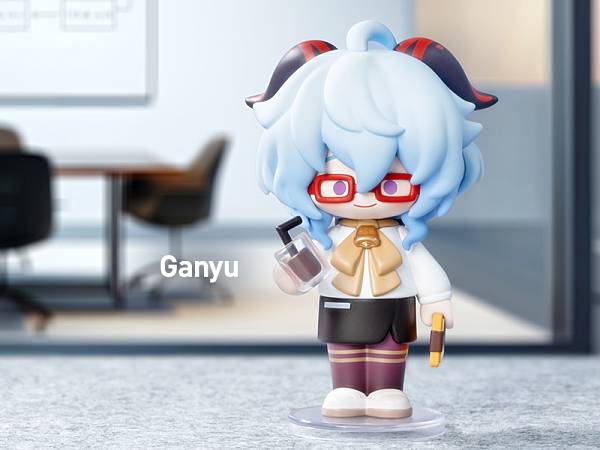 格鬥技用品 - 【Ganyu 甘雨】 POPMART 原神 ドレスアップ ドリーム ちびシリーズ