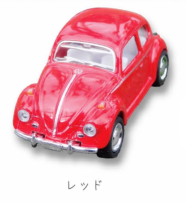  1/64 Volkswagen Type1 ビートル ダイキャストプルバックミニカー