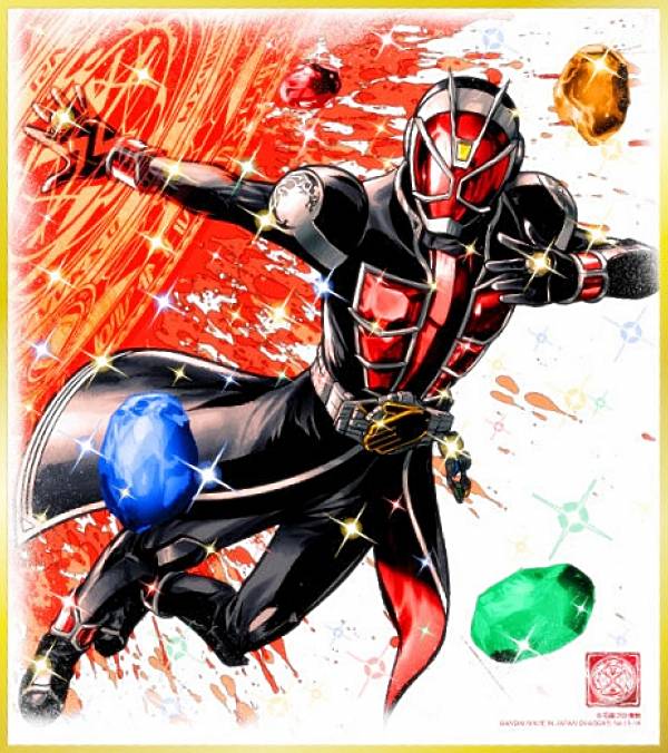 【No.11-18.仮面ライダーウィザード】 仮面ライダー色紙ARTセレクションFeat. 仮面ライダーW