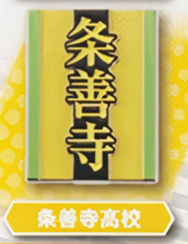 【条善寺高校】 ハイキュー!! 高校モチーフピンバッジ2