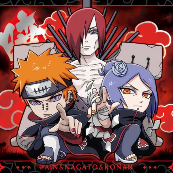 【忍界4-29 ペイン＆長門＆小南 (SR スーパーレア) 】 にふぉるめーしょん NARUTO-ナルト- 疾風伝 忍界シールウエハース vol.4