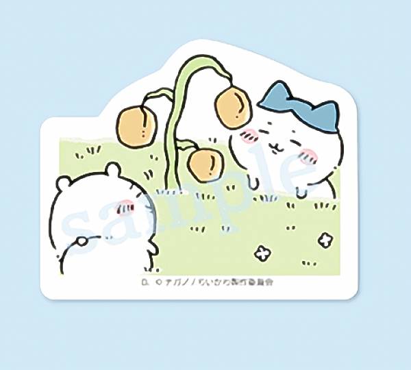 ちいかわ ステッカー（ちいかわ・ハチワレ）