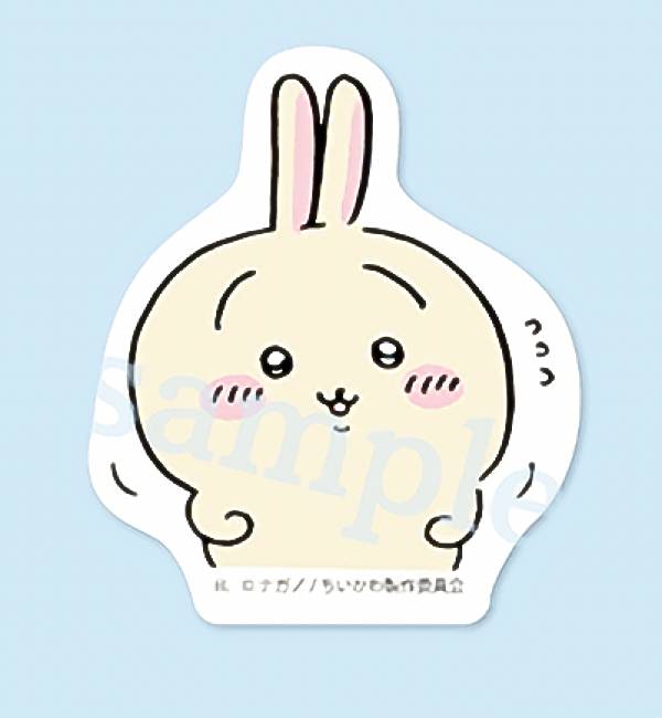 【うさぎ(カレー味のカップヌードル) (エンブレム型) 】 ちいかわ