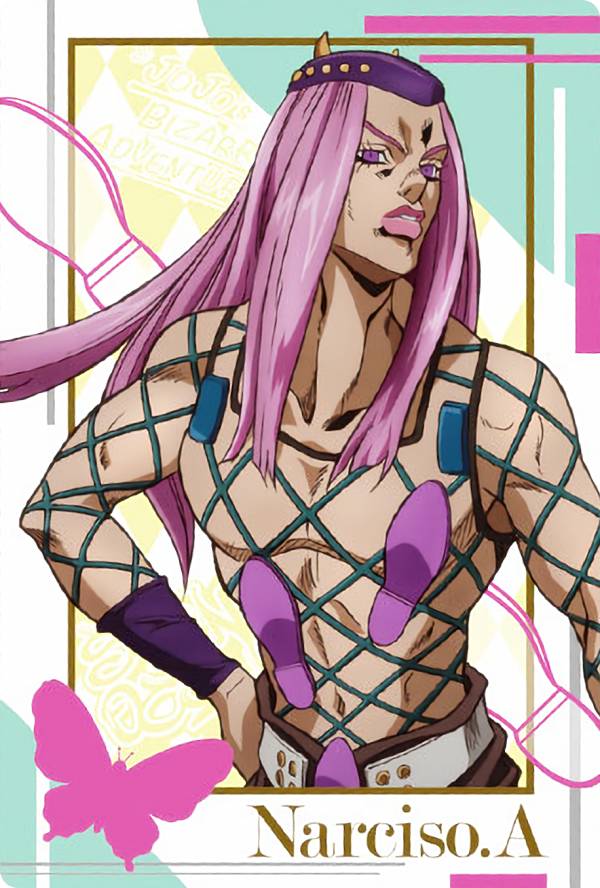 【No.06 ナルシソ・アナスイ (キャラクターカード) 】 ジョジョの奇妙な冒険 ストーンオーシャン ウエハース2