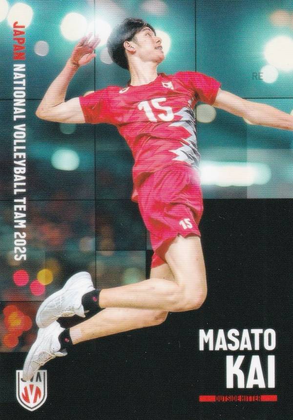 【RG51 甲斐 優斗 (レギュラーカード) 】 バレーボール男子日本代表2025 トレーディングカードのサムネイル