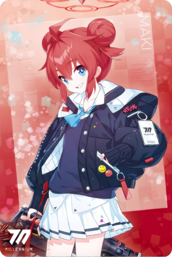 Anime Goods - 【No.13 マキ (キャラクターカード) 】 ブルーアーカイブ ウエハース4