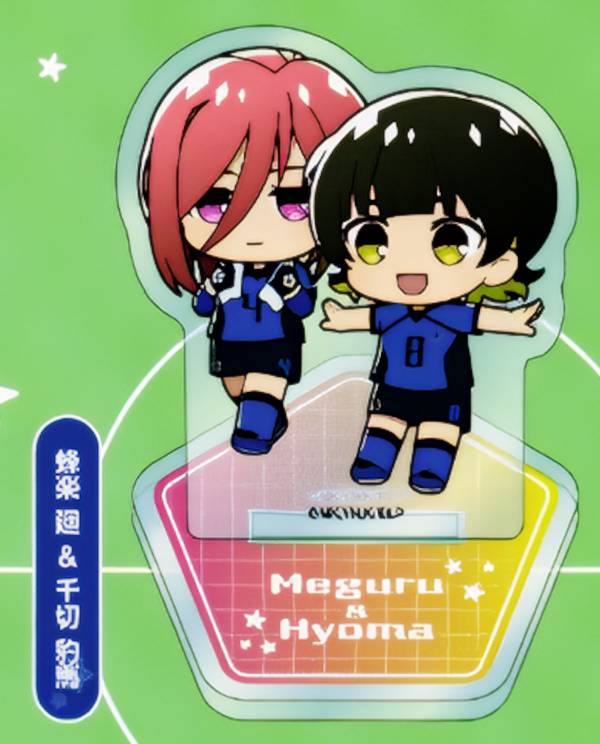 【蜂楽 廻＆千切 豹馬】 ブルーロック ぷちアクリルスタンド デュオコレ