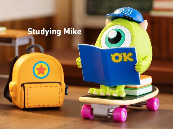 【Studying Mike】 010_POPMART Disney/Pixar Monsters University Oozma Kappa Fraternity シリーズ