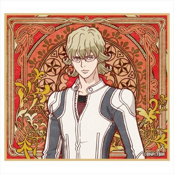 【バーナビー・ブルックスJr.】 劇場版 TIGER & BUNNY -The Rising- アールヌーボーアート ミニ色紙