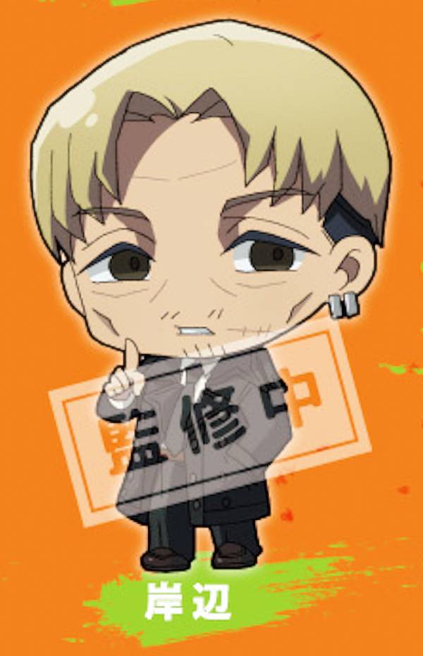 【岸辺】 チェンソーマン トレーディング スタンドにもなるアクリルキーホルダー