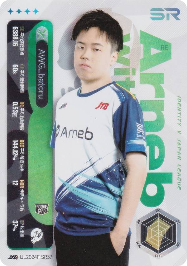 REALiZE ȥ쥫ۥӡŷԾŹ㤨֡IJL2024F-SR37 AWG_batoru ޿ͳ Identity V Japan League ɥ쥯 2024ǯפβǤʤ580ߤˤʤޤ