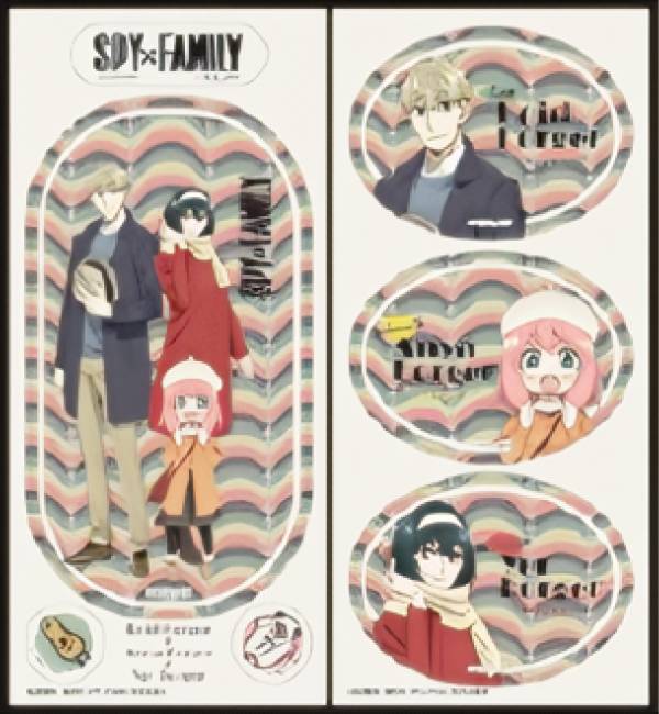 [로이드&요르&아냐 A] SPY×FAMILY 캬라쿠타부루 스티커즈 Vol.2