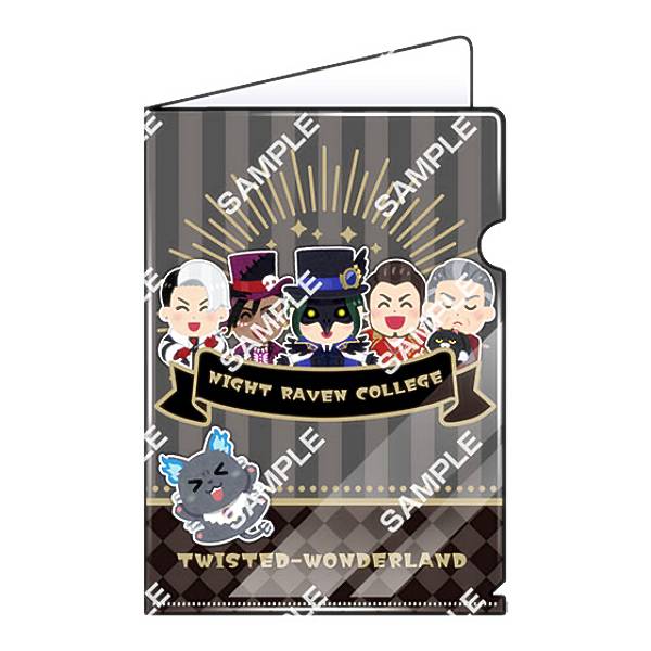 【デザインH (ナイトレイブンカレッジ) 】 ツイステスタンプ by みふねたかし miniクリアファイルコレクション